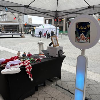 A&A Booths - Holiday Booth at MKRS Holiday fest Downtown Raleigh - Photo Booth Rentals Near Me - Raleigh, North Carolina A&A Booths - Holiday Booth at MKRS Holiday fest Downtown Raleigh - Photo Booth Rentals Near Me - Raleigh, North Carolina