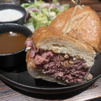 Drift Distillery - Smoked Tri Tip Sandwich with Side Salad - Distilleries Near Me - San Clemente, California Drift Distillery - Smoked Tri Tip Sandwich with Side Salad - Distilleries Near Me - San Clemente, California
