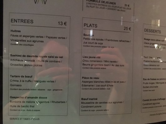 Menu photo 1 Will Paris, 75
