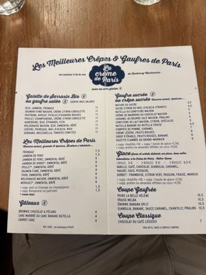 Menu photo 7 La Crème de Paris Paris, 75 Menu photo 7 La Crème de Paris Paris, 75