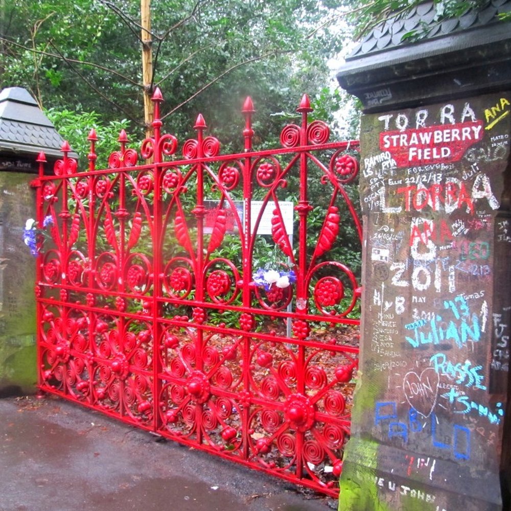 The Strawberry Field Gate - Landmarks & Historical Buildings Near Me - Liverpool, XMS