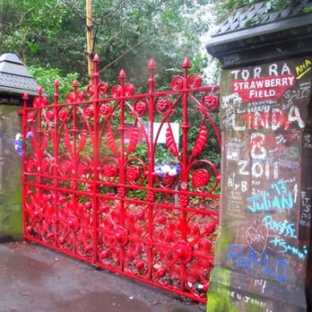 The Strawberry Field Gate - Landmarks & Historical Buildings Near Me - Liverpool, XMS