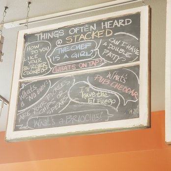 Stacked STL - Things Often Heard at Stacked. #TheChefsaGirl? - Burgers Near Me - Saint Louis, Missouri Stacked STL - Things Often Heard at Stacked. #TheChefsaGirl? - Burgers Near Me - Saint Louis, Missouri