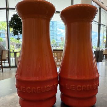 Sophia's Trattoria - Le Creuset salt & pepper shakers. Fancy! - Southern Near Me - Orlando, Florida Sophia's Trattoria - Le Creuset salt & pepper shakers. Fancy! - Southern Near Me - Orlando, Florida