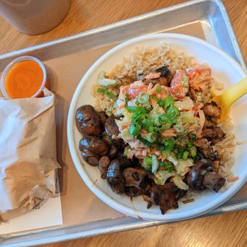 gusto! Decatur - Buffalo buttermilk blue chicken with extra baby bella. - Wraps Near Me - Decatur, Georgia