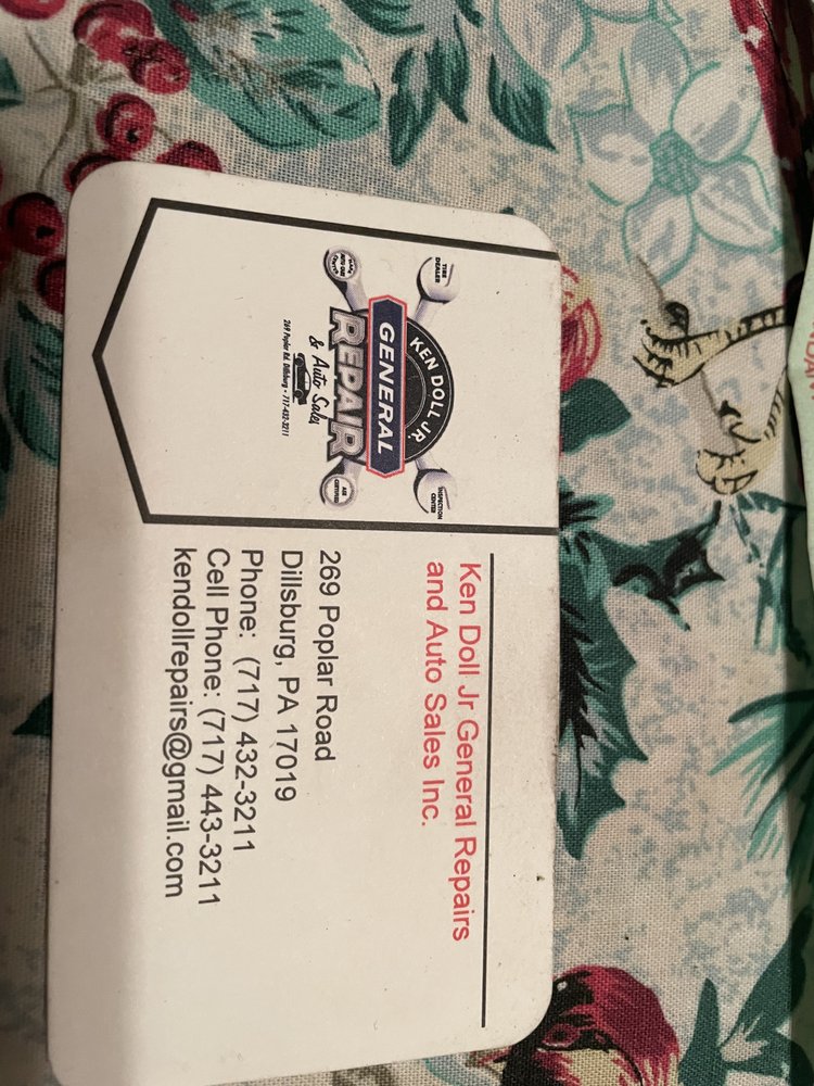KEN DOLL JR GENERAL REPAIRS AND AUTO SALES, INC Updated September