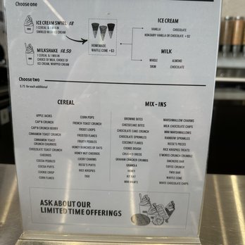 KITH Treats - Menu - Ice Cream & Frozen Yogurt Near Me - Brooklyn, New York