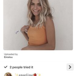 Mary's Shear Artistry - What I showed the stylist and asked for