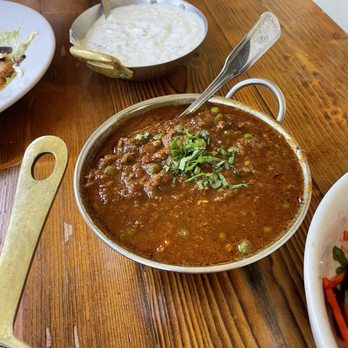 Aabha Indian Cuisine - Lam Lambkeema Matar Curry - Indian Near Me - Carmel, California Aabha Indian Cuisine - Lam Lambkeema Matar Curry - Indian Near Me - Carmel, California