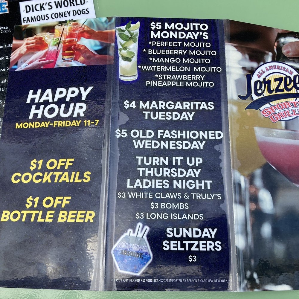 Jerzee’s Cafe - Happy Hour Menu (#2) - Sports Bars Near Me - Canton, Ohio Jerzee’s Cafe - Happy Hour Menu (#2) - Sports Bars Near Me - Canton, Ohio