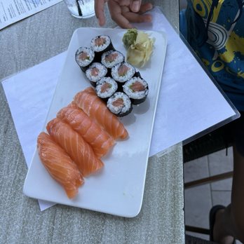 Mahi's - Salmon Set Combo - fresh and would order again and again - Seafood Near Me - Virginia Beach, Virginia Mahi's - Salmon Set Combo - fresh and would order again and again - Seafood Near Me - Virginia Beach, Virginia