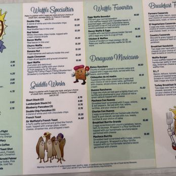 The Waffle Spot - Menu page 2/2 - Breakfast & Brunch Near Me - San Diego, California The Waffle Spot - Menu page 2/2 - Breakfast & Brunch Near Me - San Diego, California
