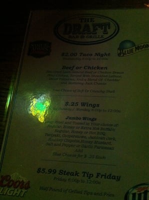 Menu photo 7 The Draft Allston, MA