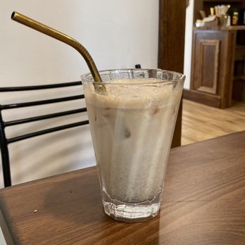 Good Ground Coffee Company - Iced chai latte with a metal straw! - Coffee & Tea Near Me - Camp Hill, Pennsylvania Good Ground Coffee Company - Iced chai latte with a metal straw! - Coffee & Tea Near Me - Camp Hill, Pennsylvania