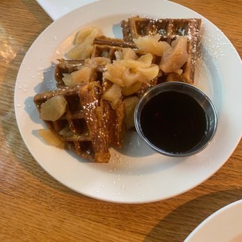 Irregardless Cafe - Pumpkin waffle - New American Near Me - Raleigh, North Carolina Irregardless Cafe - Pumpkin waffle - New American Near Me - Raleigh, North Carolina