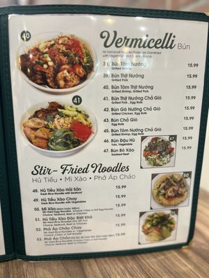Menu photo 8 Pho 45 Pico Rivera, CA