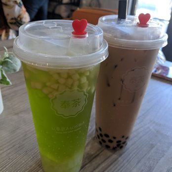 Feng Cha Teahouse - Green tea and black tea - Desserts Near Me - Newark, California
