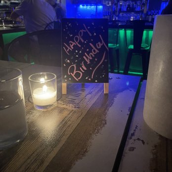 Flavour Kitchen & Wine Bar - Happy Birthday Sign! - Wine Bars Near Me - Cocoa Beach, Florida Flavour Kitchen & Wine Bar - Happy Birthday Sign! - Wine Bars Near Me - Cocoa Beach, Florida