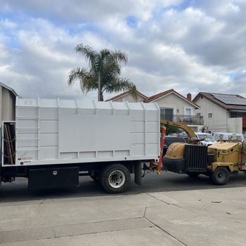 Higuera Tree Care - They brought their tree wood chip grinder. - Tree Services Near Me - Chula Vista, California Higuera Tree Care - They brought their tree wood chip grinder. - Tree Services Near Me - Chula Vista, California