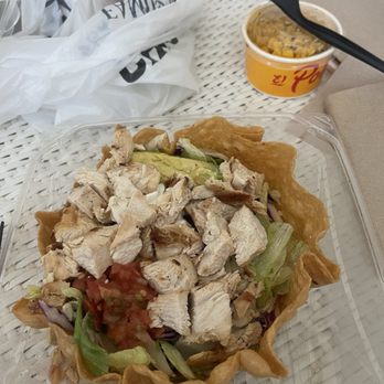 El Pollo Loco - Chicken Tostada (no dressing) - Mexican Near Me - El Cajon, California