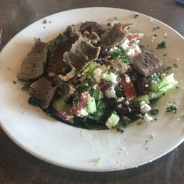 Cc salad with gyro meat