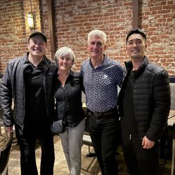 Caldwell Dental Care - Had a lovely night out with Drs. Ty and Su over at Stubrik's Steakhouse in Downtown Fullerton. We recommend the beef Stroganoff!