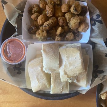 Rusty Pelican - Fried okra and slightly toasted breaded - Sandwiches Near Me - Mandeville, Louisiana