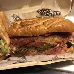 A 12 inch Italian sub with all the goodies
