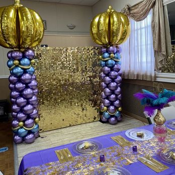 Party Girl Decorating - Arabian Nights Theme - Bounce House Rentals Near Me Party Girl Decorating - Arabian Nights Theme - Bounce House Rentals Near Me