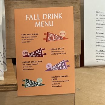 Arcade Coffee Roasters - Seasonal menu - Coffee & Tea Near Me - Riverside, California