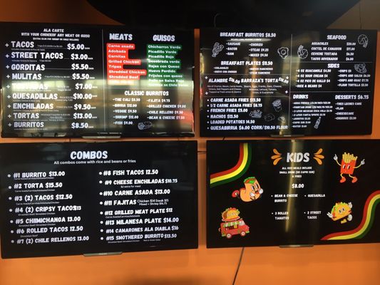 Menu photo 1 Barraza’s Mexican Food Fredonia, AZ