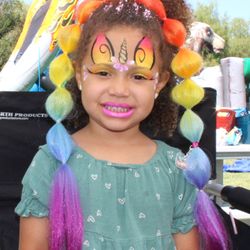 Lindsey’s Whimsy Face Painting - Bubble Hair Bar + Face Painting