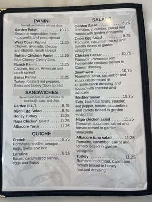 Menu photo 4 Garden Cafe Media, PA