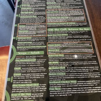 Quarter Celtic Brewpub - Current food menu - Brewpubs Near Me - Albuquerque, New Mexico