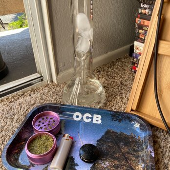 Blues Smoke Shop - bong, tray, lighter, wic, wax stick, and cones not pictured. (Grinder not from blues) - Tobacco Shops Near Me - North Hollywood, California Blues Smoke Shop - bong, tray, lighter, wic, wax stick, and cones not pictured. (Grinder not from blues) - Tobacco Shops Near Me - North Hollywood, California