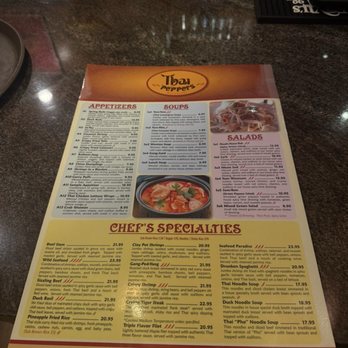 Thai Peppers - Menu - Thai Near Me - Bristow, Virginia