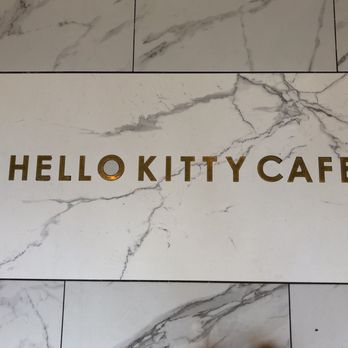 Hello Kitty Cafe - Epic gold font to lead us into the magical cat land. - Cafes Near Me - Irvine, California Hello Kitty Cafe - Epic gold font to lead us into the magical cat land. - Cafes Near Me - Irvine, California