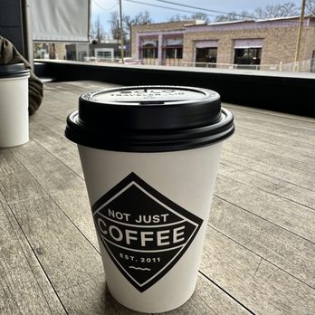 Not Just Coffee - Providence - One size for drinks and outdoor seating - Coffee & Tea Near Me - Charlotte, North Carolina Not Just Coffee - Providence - One size for drinks and outdoor seating - Coffee & Tea Near Me - Charlotte, North Carolina