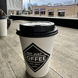 Not Just Coffee - Providence - One size for drinks and outdoor seating
