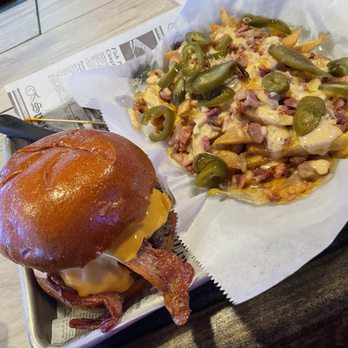 Domino Lounge - Bacon cheese burger and loaded fries!! - Southern Near Me - North Charleston, South Carolina Domino Lounge - Bacon cheese burger and loaded fries!! - Southern Near Me - North Charleston, South Carolina