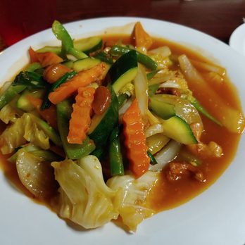 Masaman Thai Kitchen - Cashew and scallions with vegetables. - Thai Near Me - Birmingham, Alabama