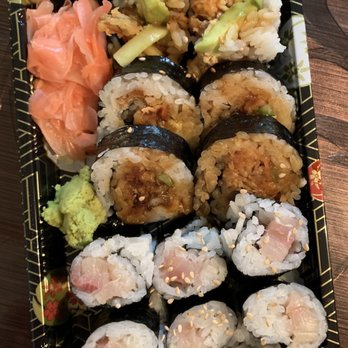 Firexbox - Yellowtail and spider roll - Japanese Near Me - Dallas, Texas