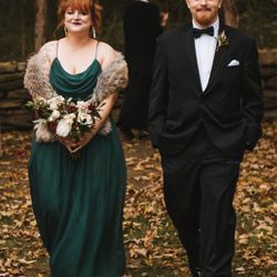 Maria's Alteration Studio - Floor length in the forest and the length was perfect