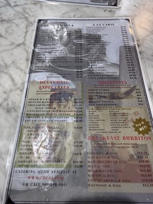 Menu photo 1 Cuca’s Mexican Food Highland, CA Menu photo 1 Cuca’s Mexican Food Highland, CA