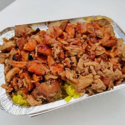 Tito Leo's BBQ - Small BBQ chicken platter $10 (taxes included).