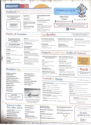 Menu photo 2 The Crooked Duck Long Beach, CA Menu photo 2 The Crooked Duck Long Beach, CA
