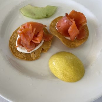 Las Brisas - Smoked Salmon Tostada - Mexican Near Me - Laguna Beach, California