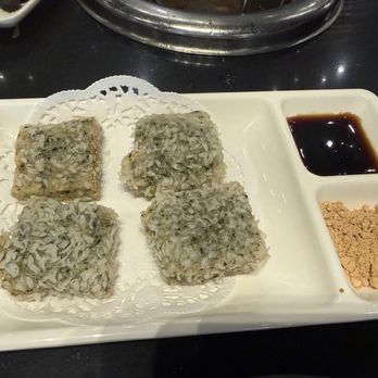 Haidilao Hotpot - Seaweed sticky rice cake - Chinese Near Me - Arcadia, California