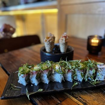 Sandfish - Experiment roll and tartare cones - Sushi Bars Near Me - Palm Springs, California Sandfish - Experiment roll and tartare cones - Sushi Bars Near Me - Palm Springs, California