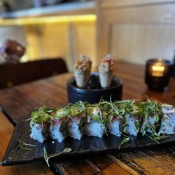 Sandfish - Experiment roll and tartare cones